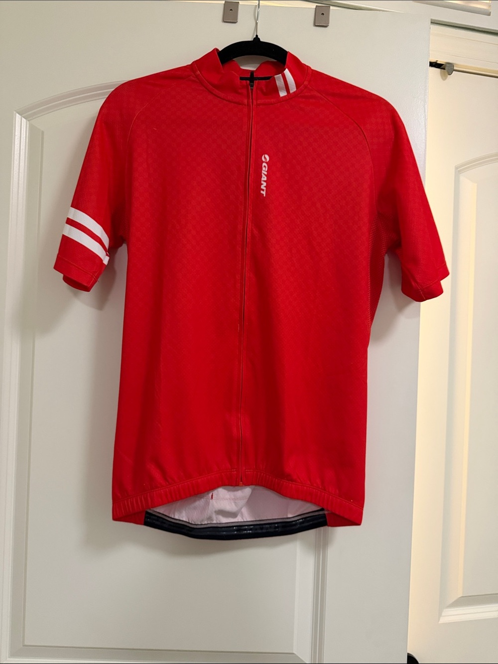 Giant Men's Red Short Sleeve Cycling Jersey